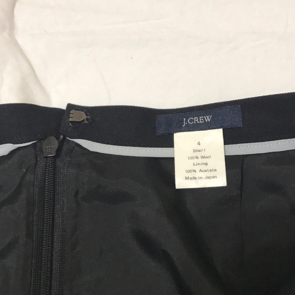 Dark navy J Crew skirt - Picture 2 of 4